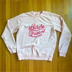Pink Bando Leisure Queen Sweatshirt
